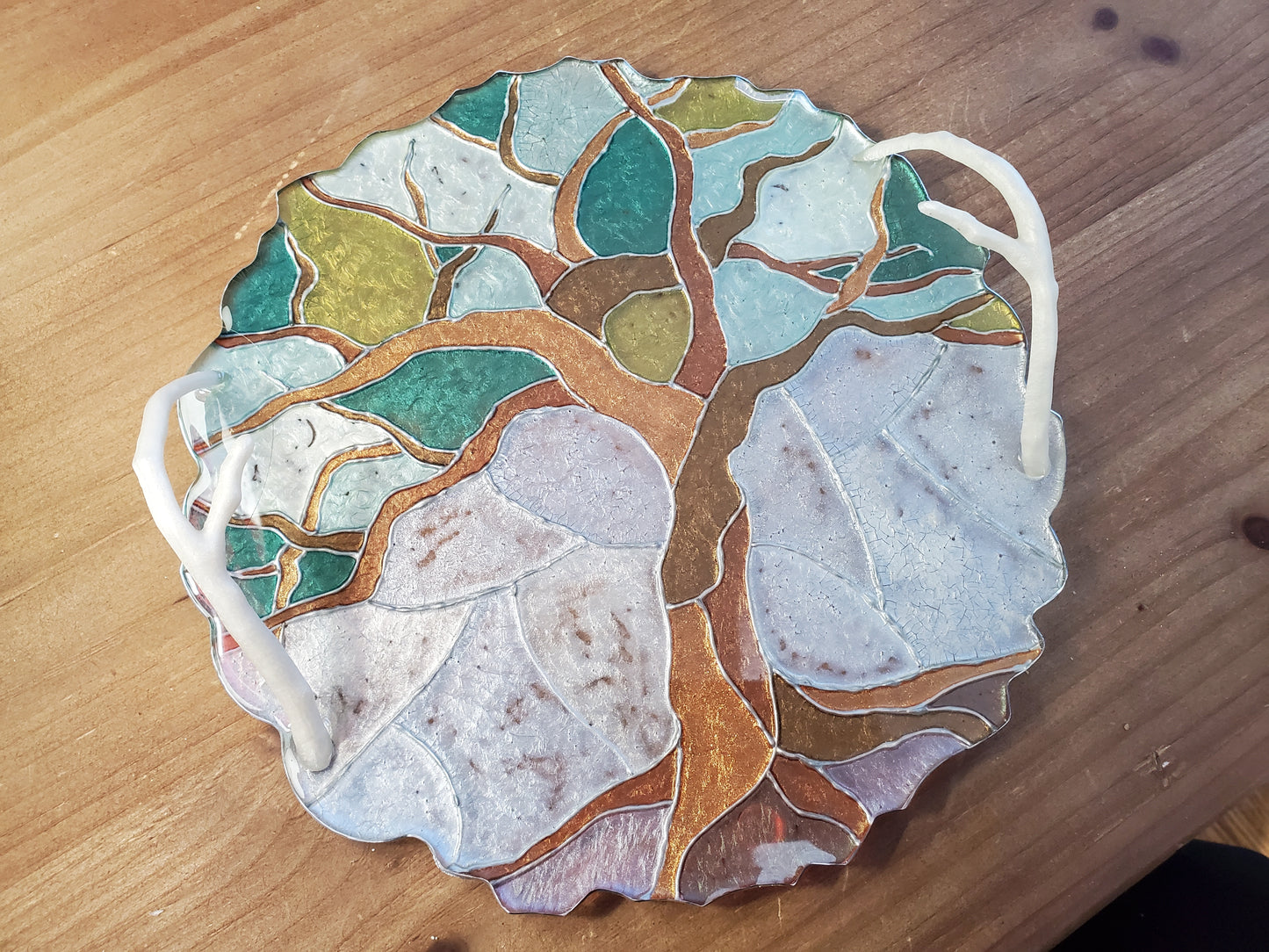 Tree of Life Faux Stained Glass