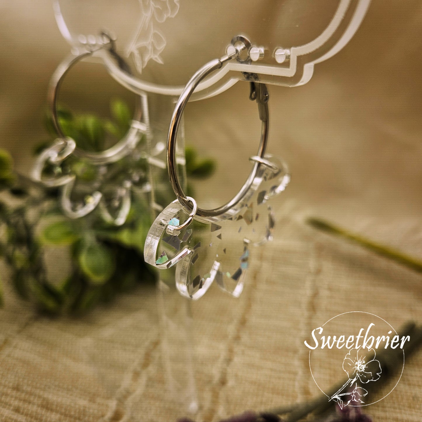 Silver Interchangeable Hoops