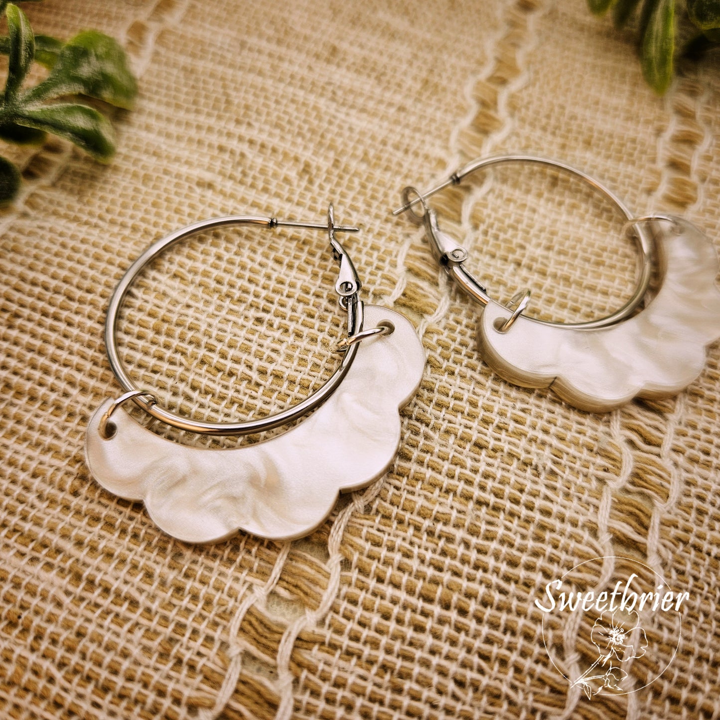 Silver Interchangeable Hoops