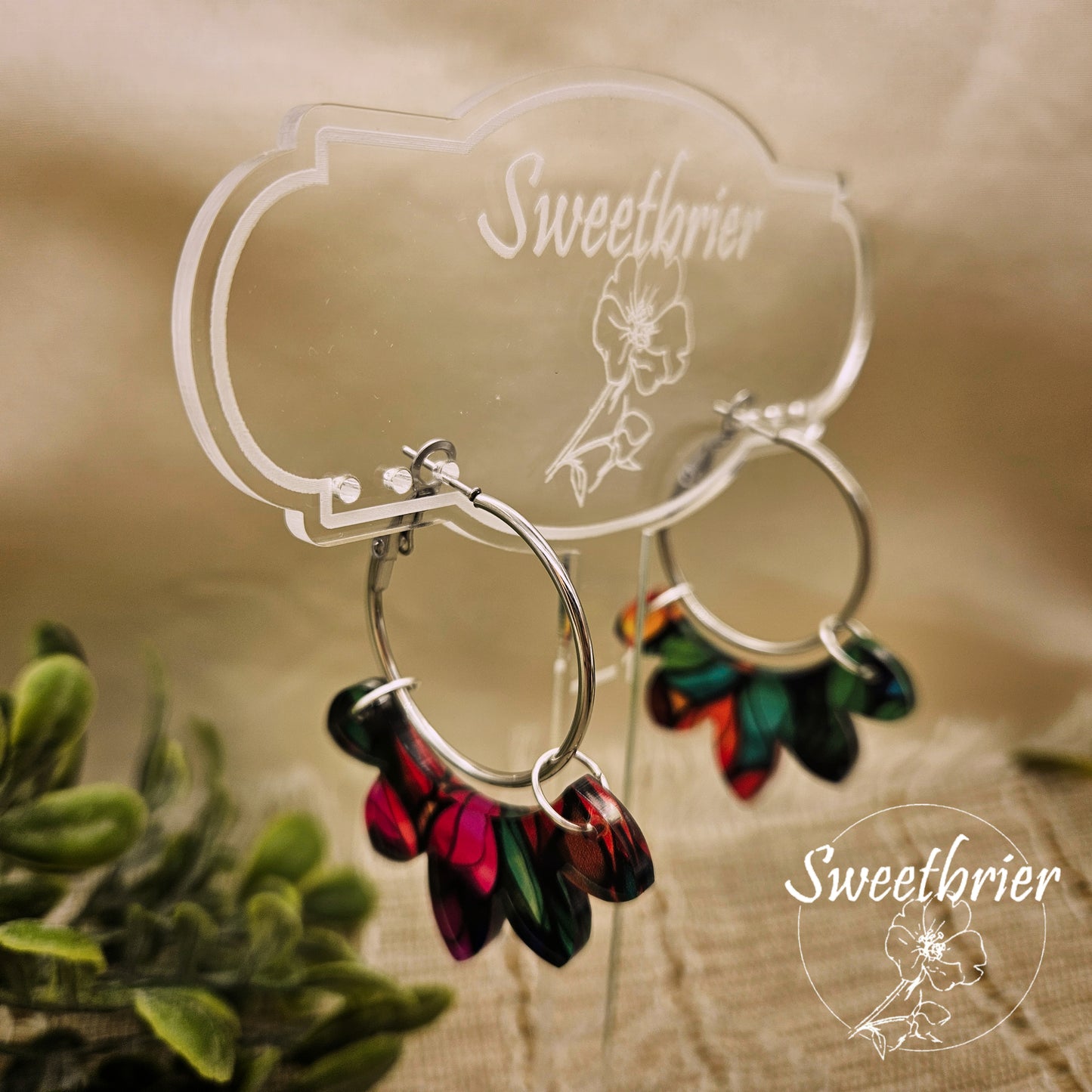 Silver Interchangeable Hoops