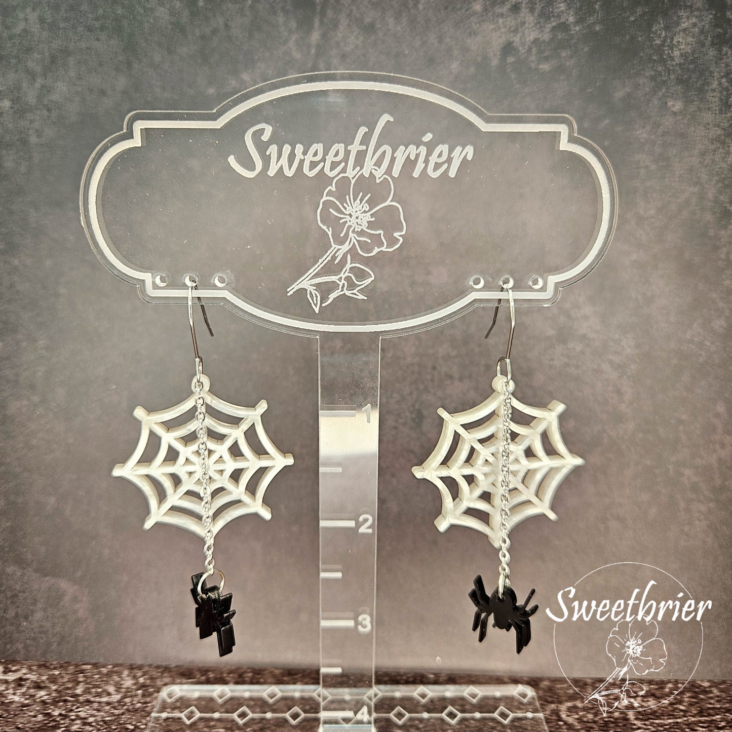 Spider Web Earrings