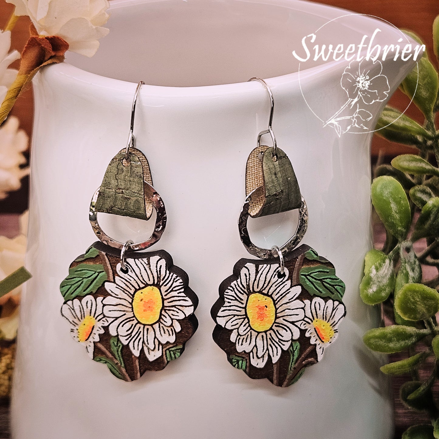 Floral Burst Earrings