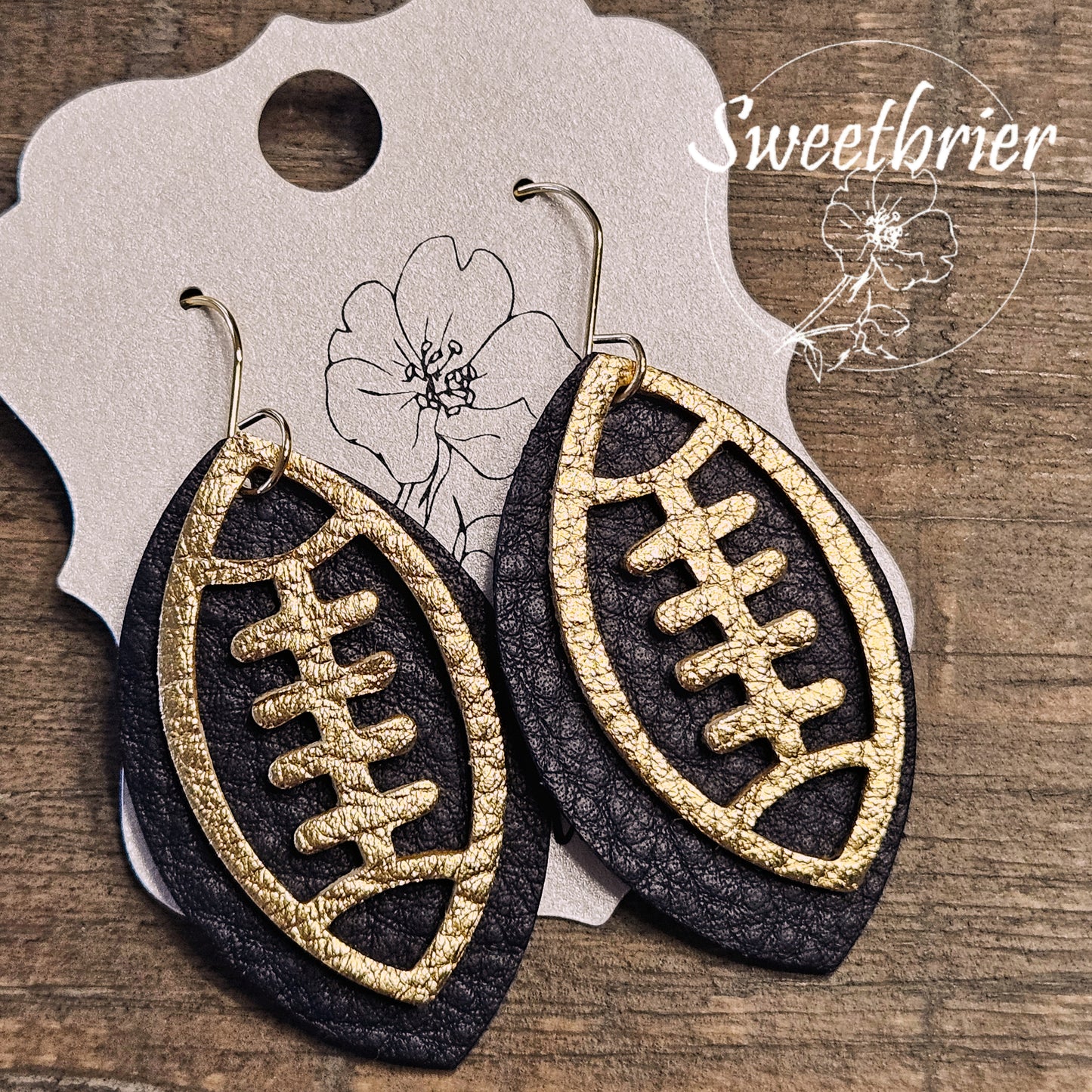 Football Earrings