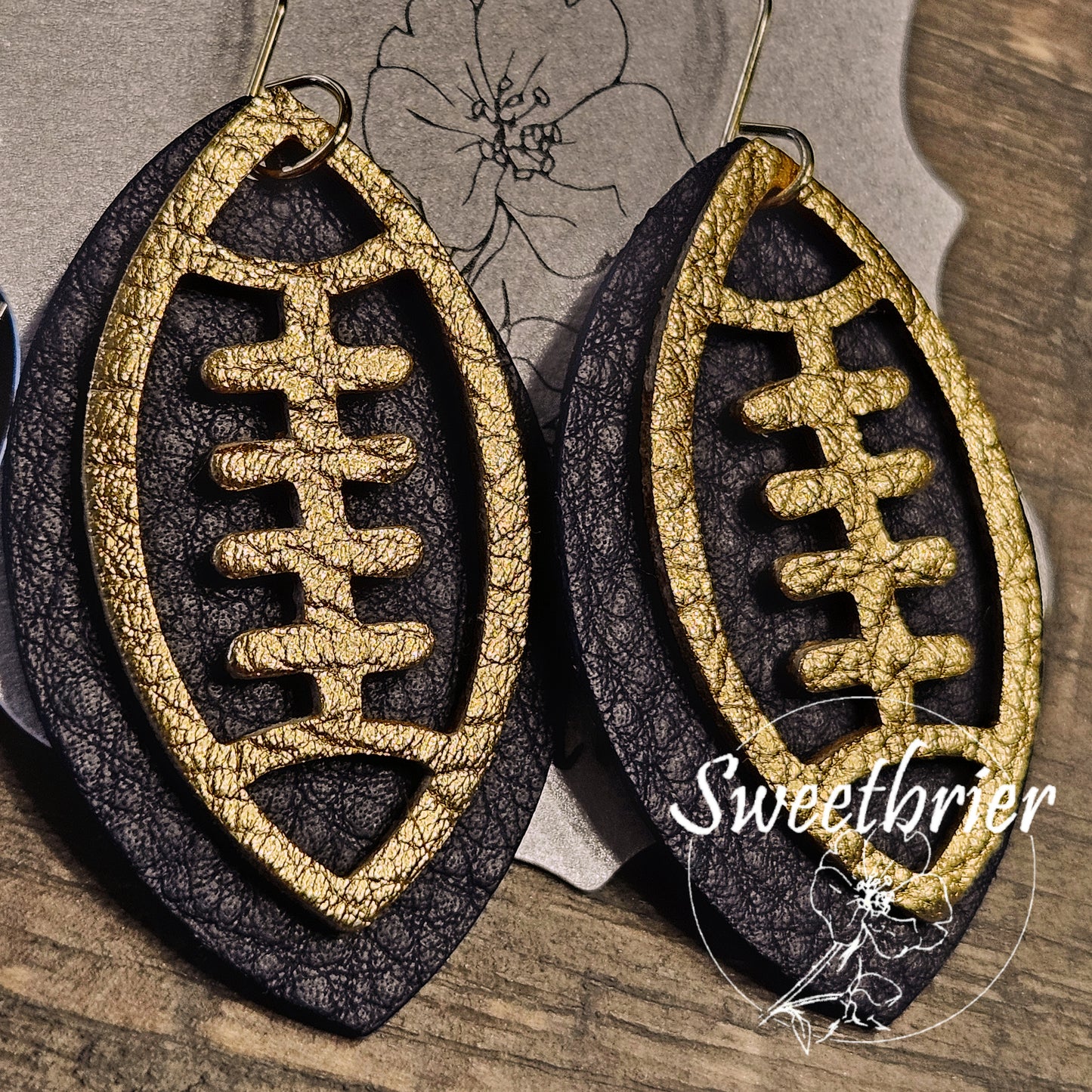 Football Earrings