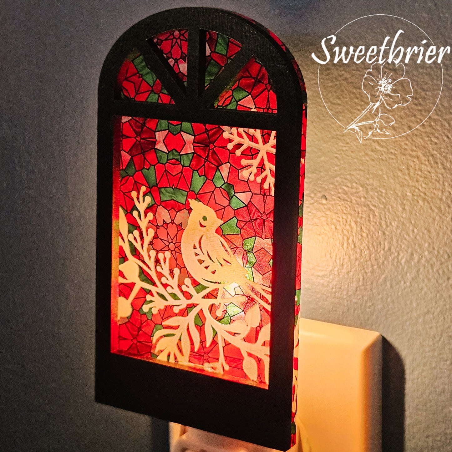 Christmas Cardinal Nightlight