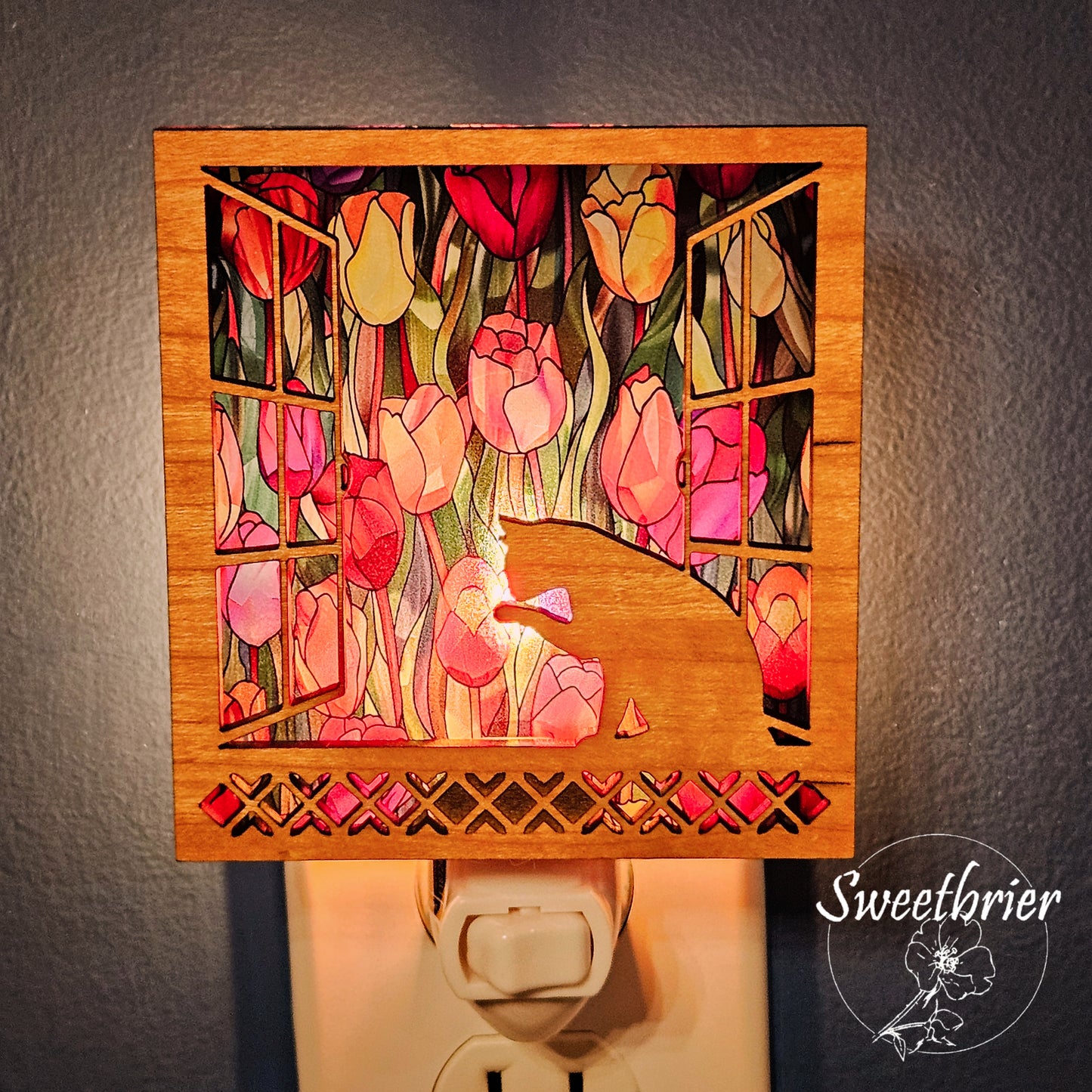 Daydreaming Kitty Nightlight