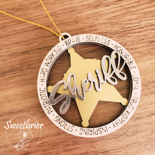 Sheriff Ornament