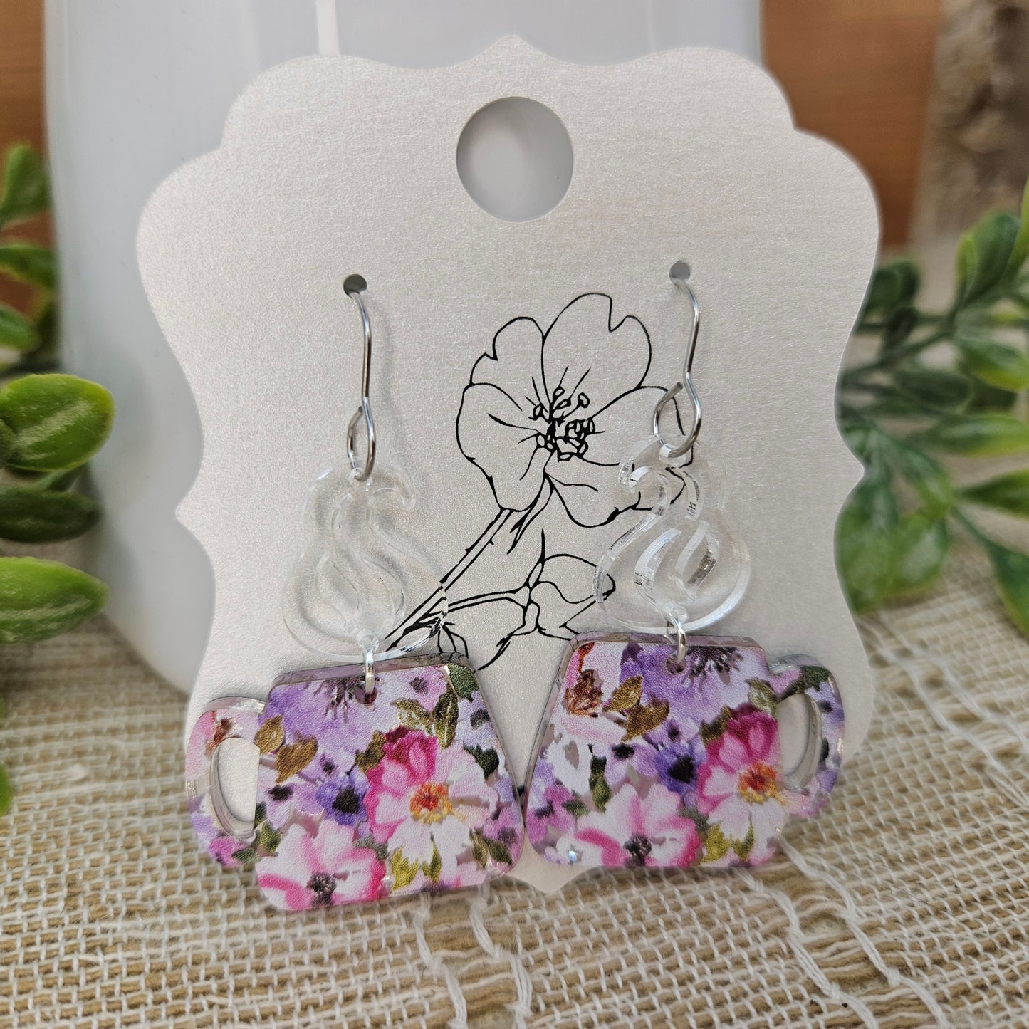 Steaming Cup Earrings