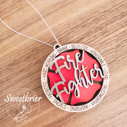 Fire Fighter Ornament
