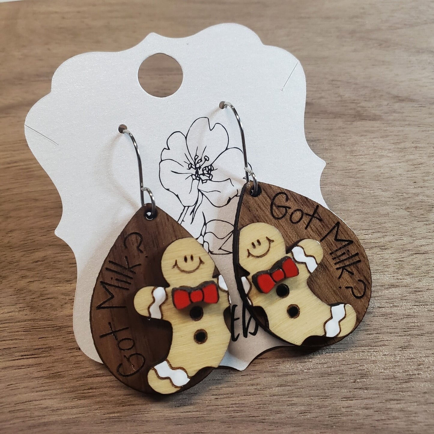Gingerbread Men Earrings