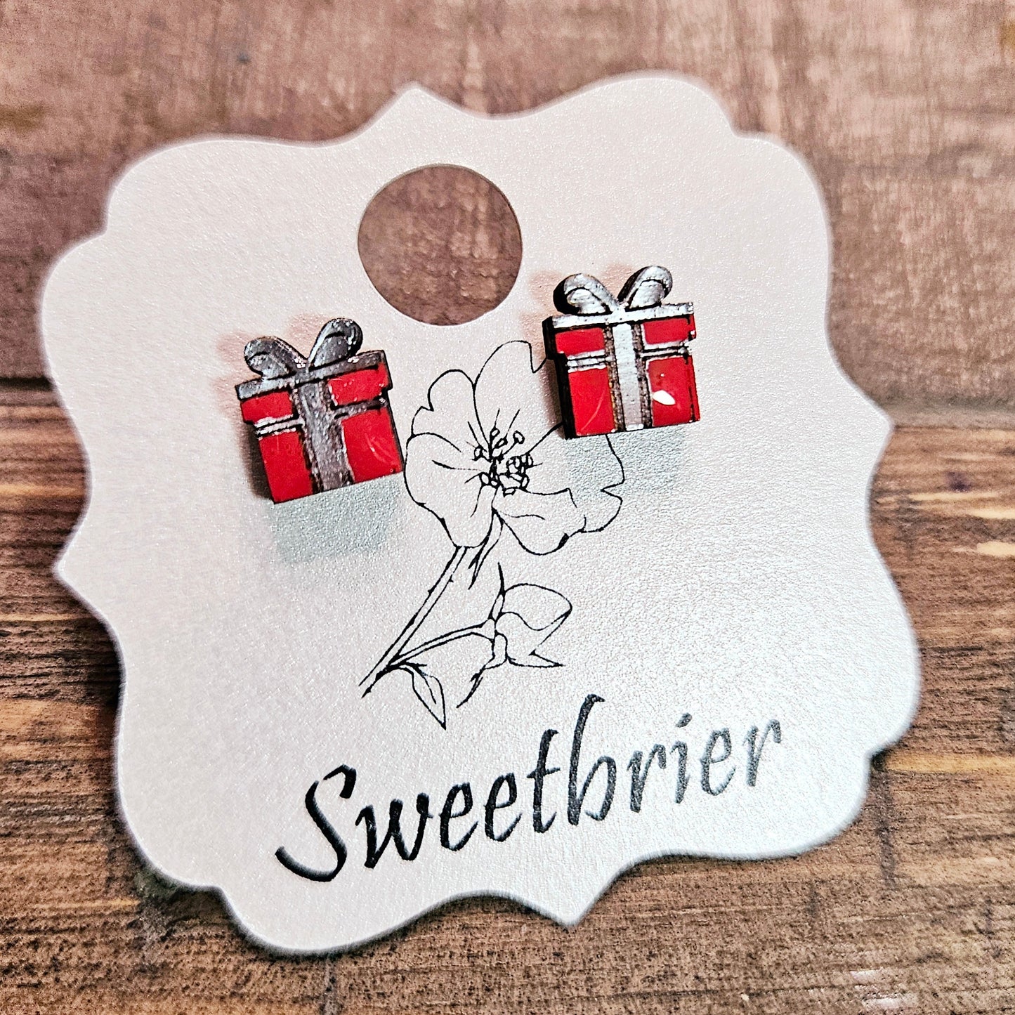 Christmas Present Studs