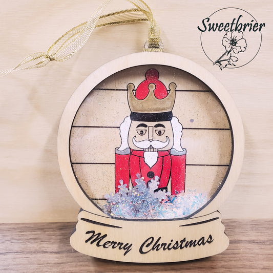 Shaker Nutcracker Ornament