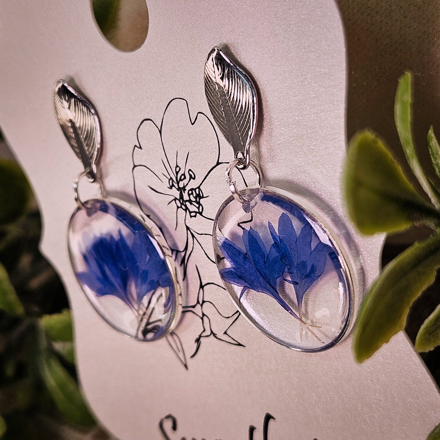 Blue Blossom Whisper Earrings