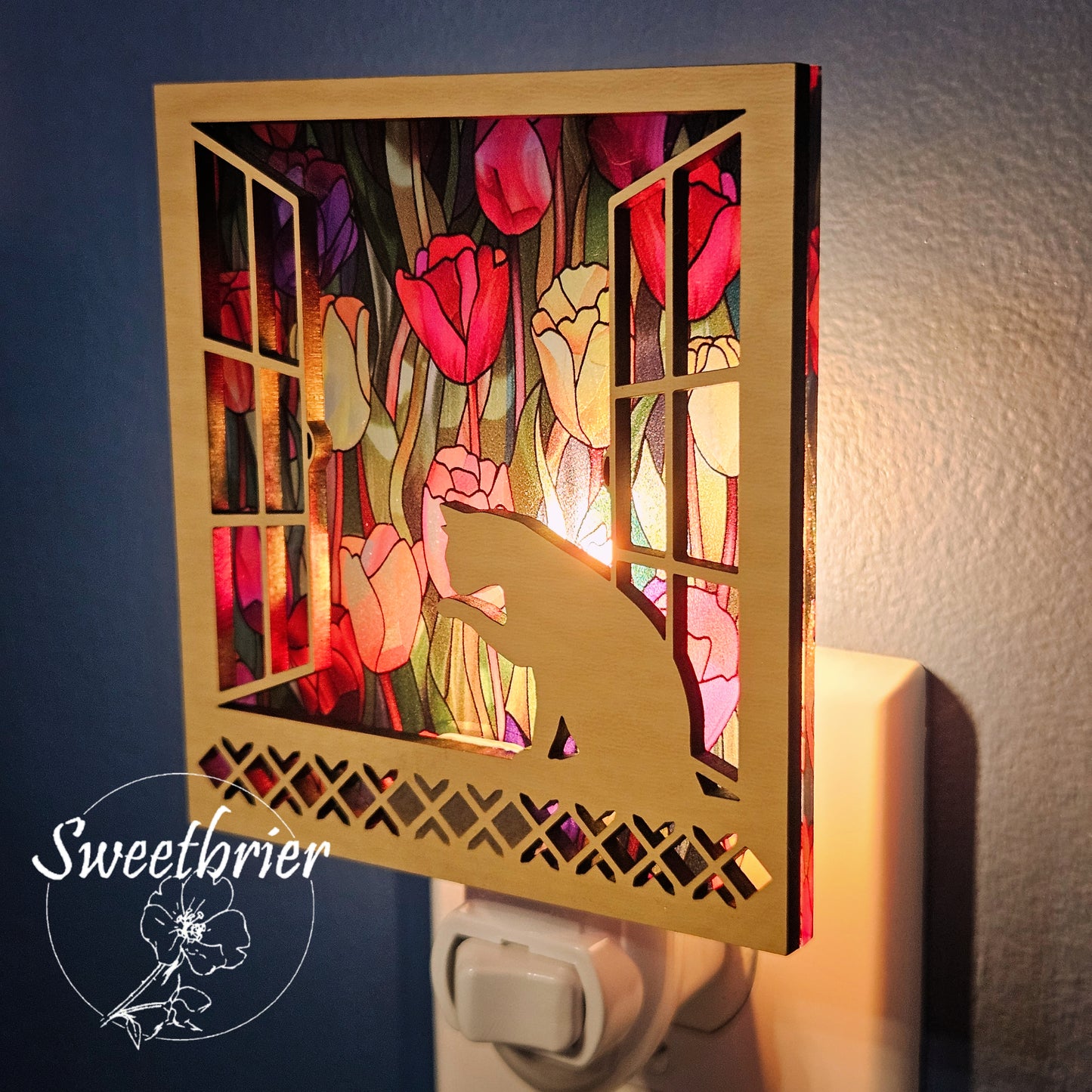 Daydreaming Kitty Nightlight