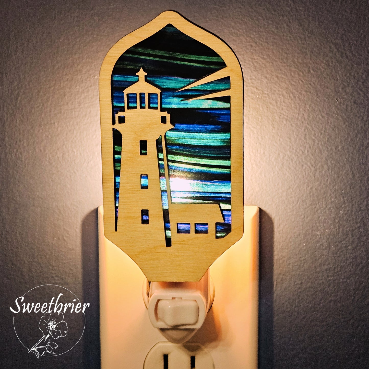 Aqua Lighthouse Nightlight