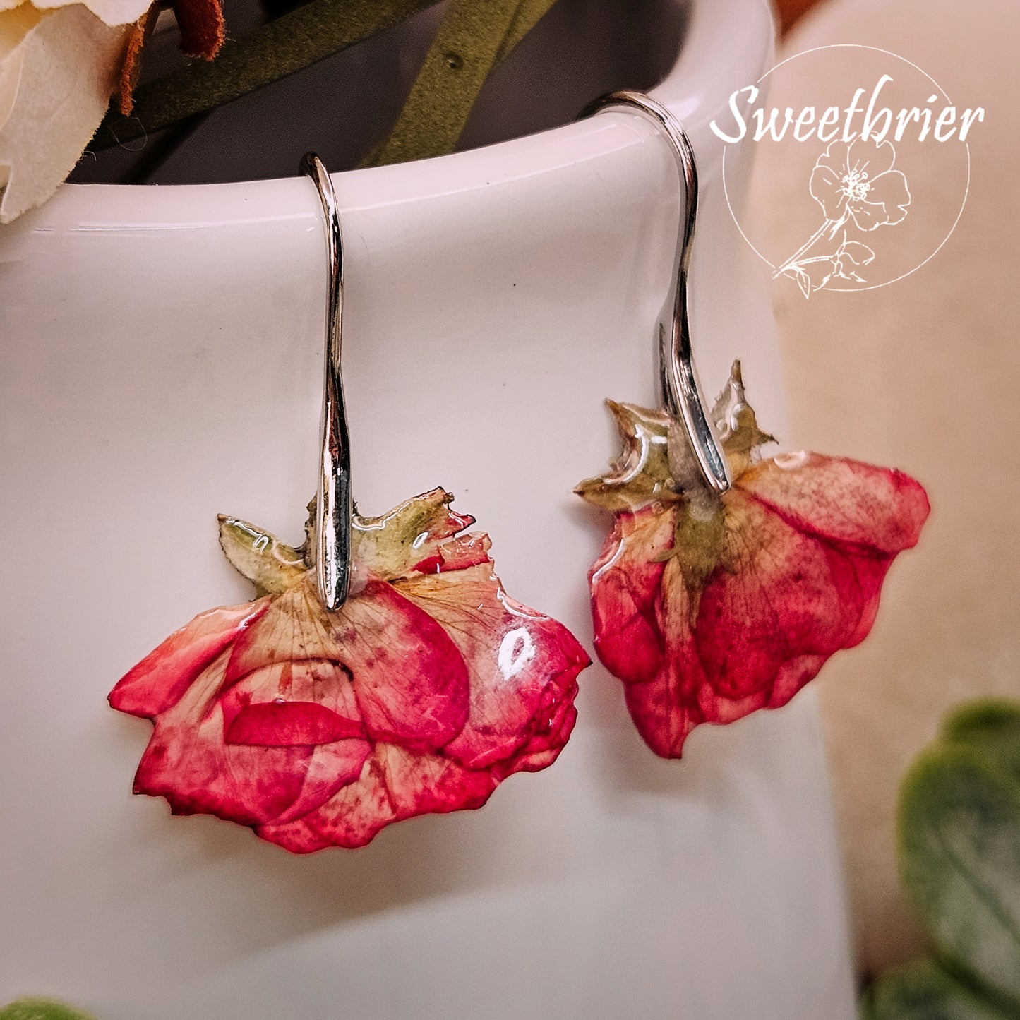 Rose Drift Earrings