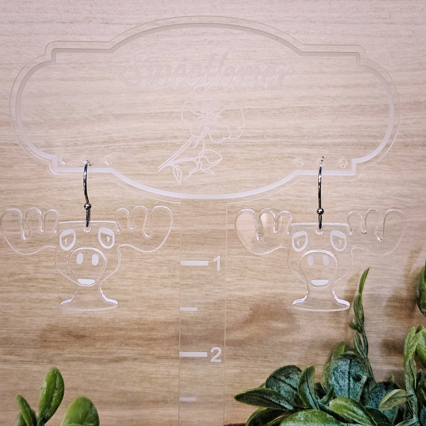 Holiday Moose Mug Earrings