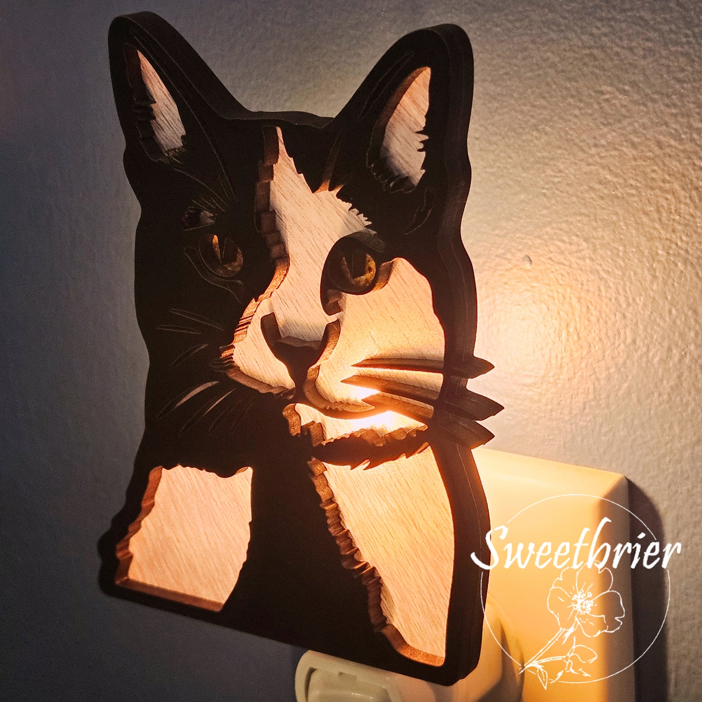 Midnight Whiskers Nightlight