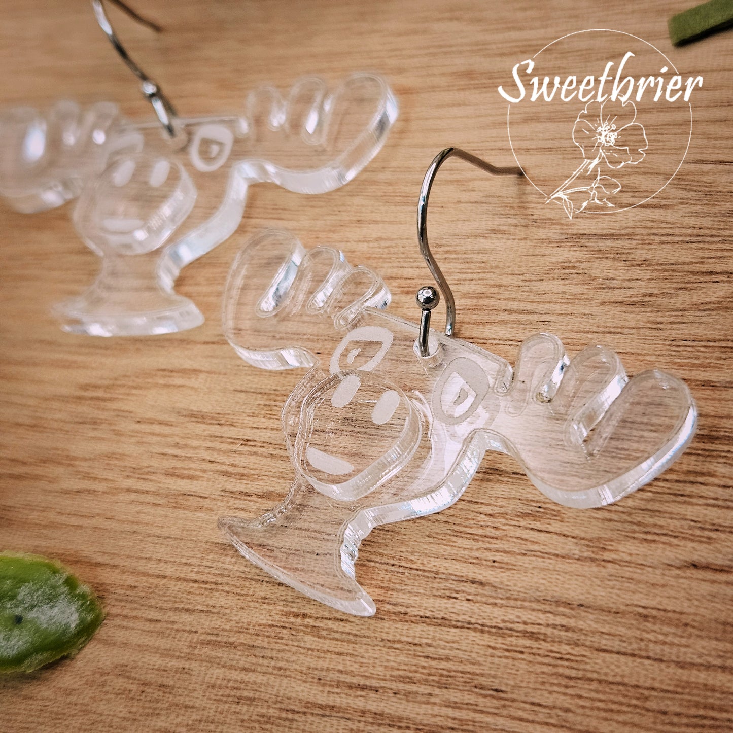 Holiday Moose Mug Earrings