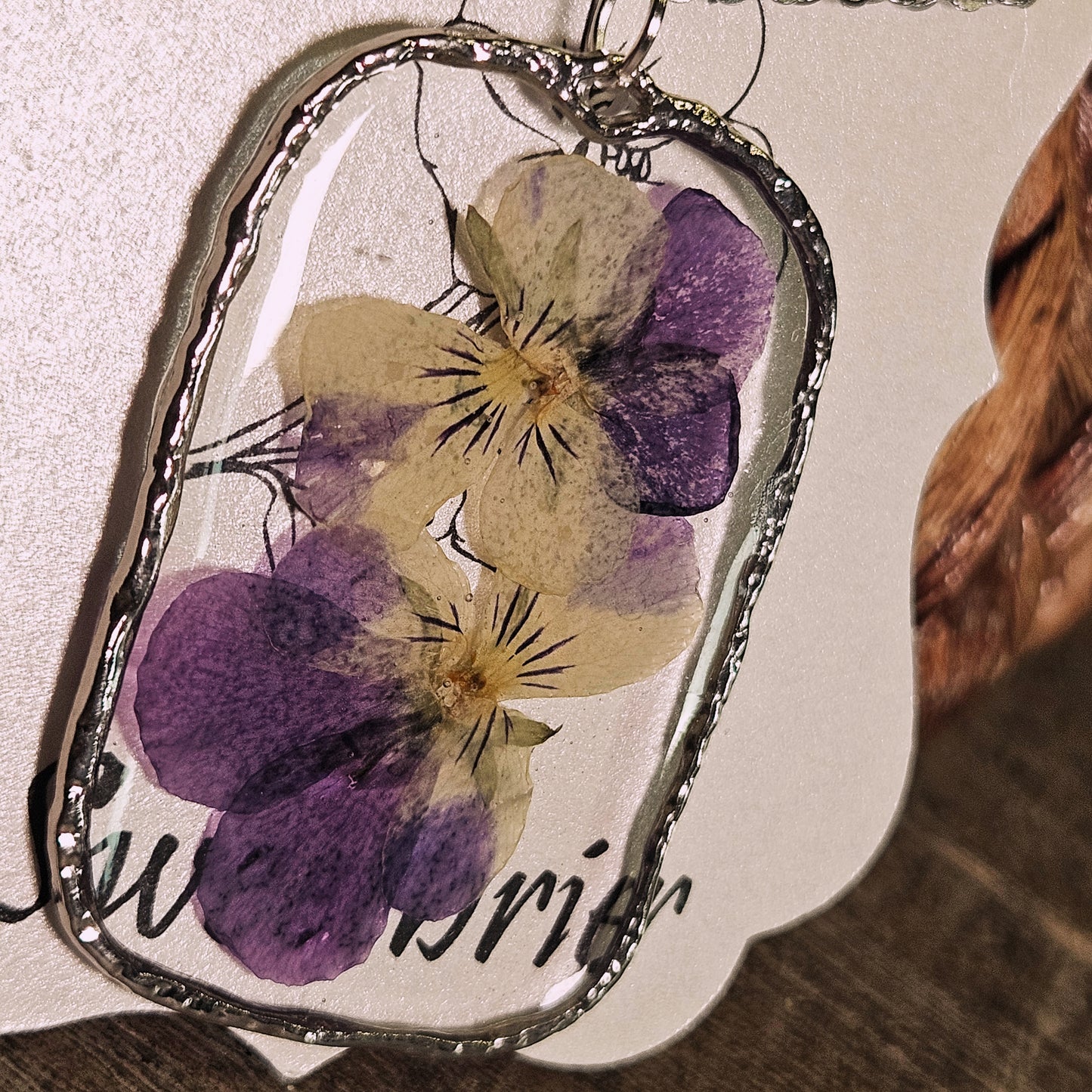 Pansy Dreams Pendant