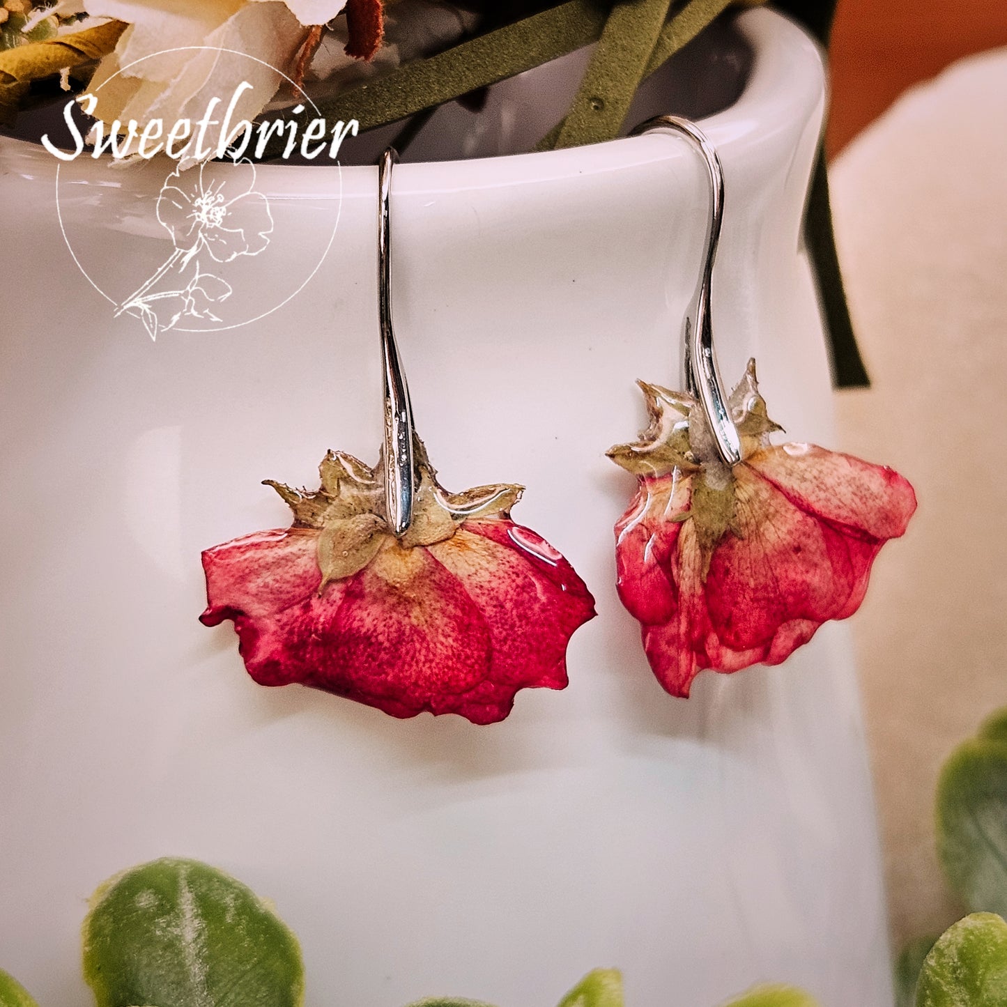 Rose Drift Earrings
