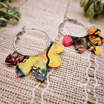 Silver Interchangeable Hoops