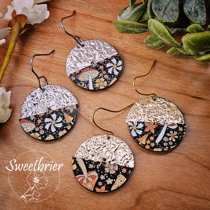 Enchanted Mushroom Earrings
