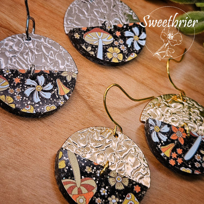 Enchanted Mushroom Earrings