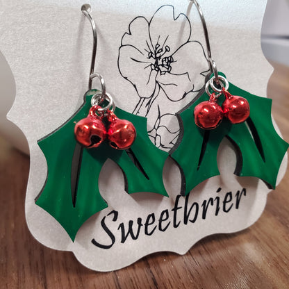 Holly Leaves Earrings