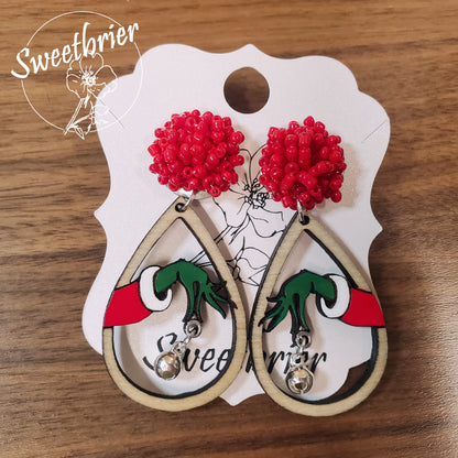 Grinch Earrings
