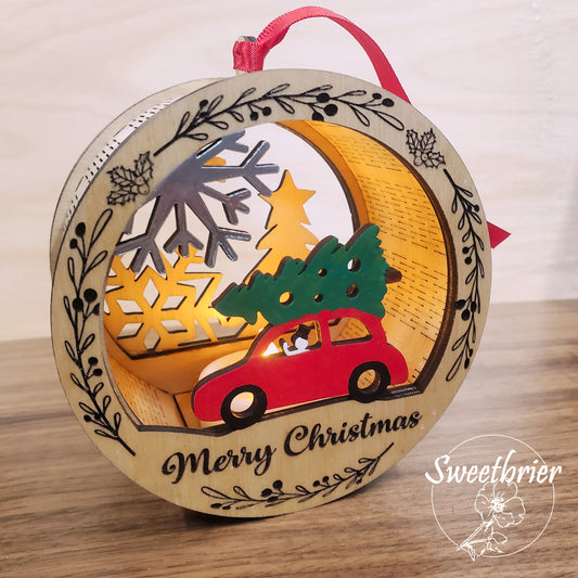 LED Tree Shopping Ornament