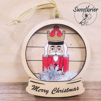 Shaker Nutcracker Ornament