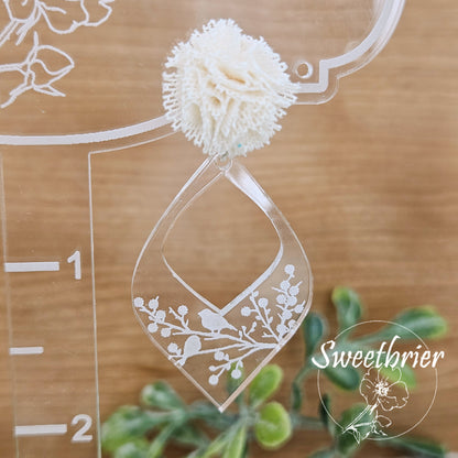 Lacy Bird Earrings