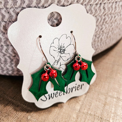 Holly Leaves Earrings
