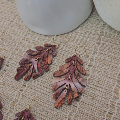 Autumn Fern Earrings
