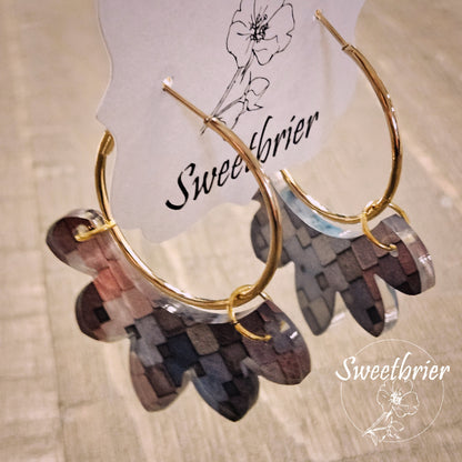 Gold Interchangeable Hoops