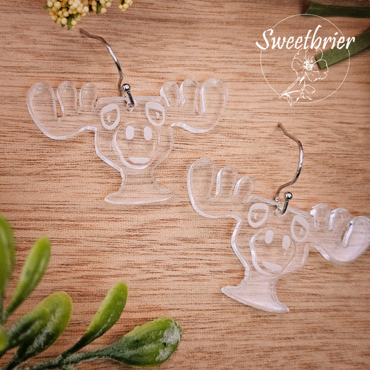 Holiday Moose Mug Earrings