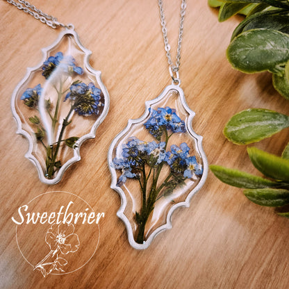 Forget-Me-Not Moroccan Necklace