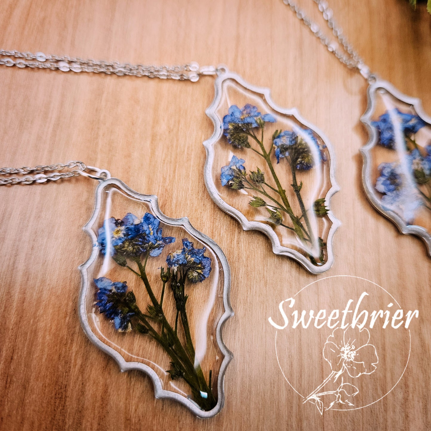 Forget-Me-Not Moroccan Necklace