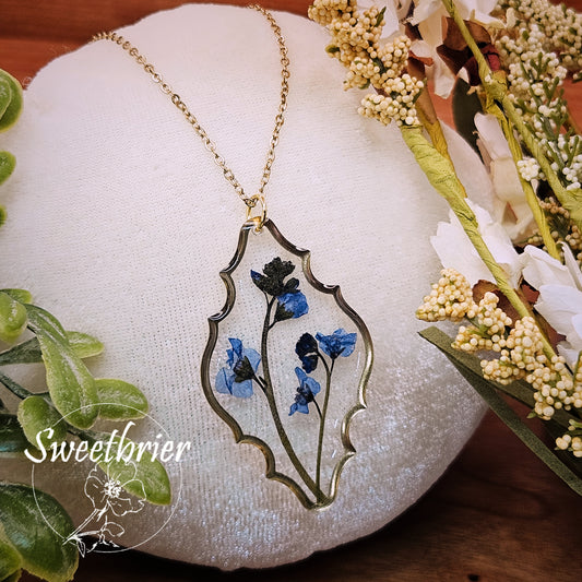 Forget-Me-Not Moroccan Necklace