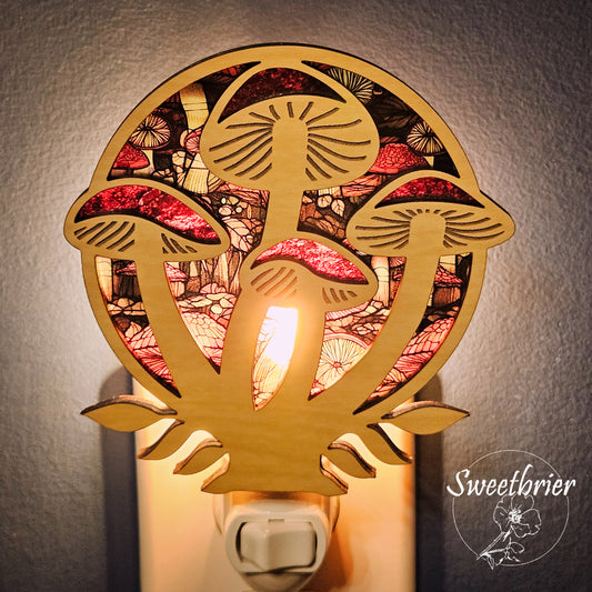 Amber Shroom Nightlight