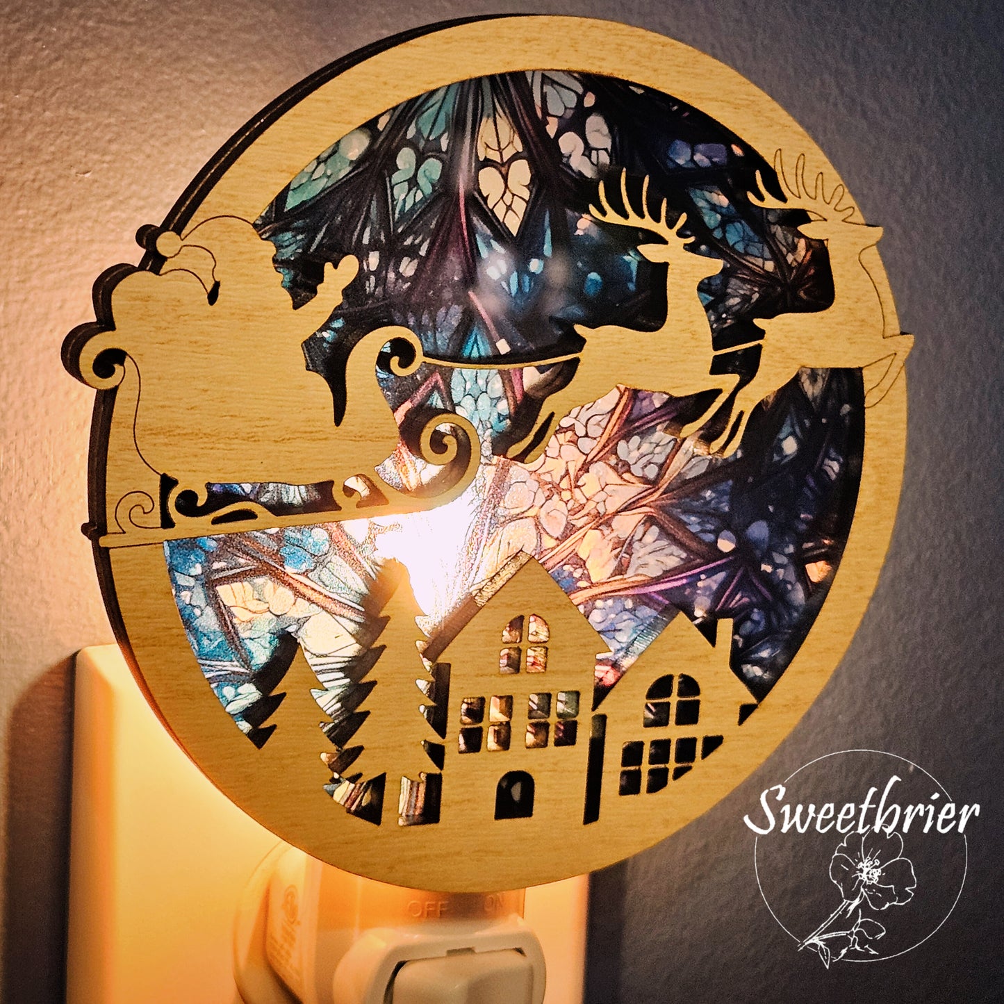 Santa's Sleigh Nightlight