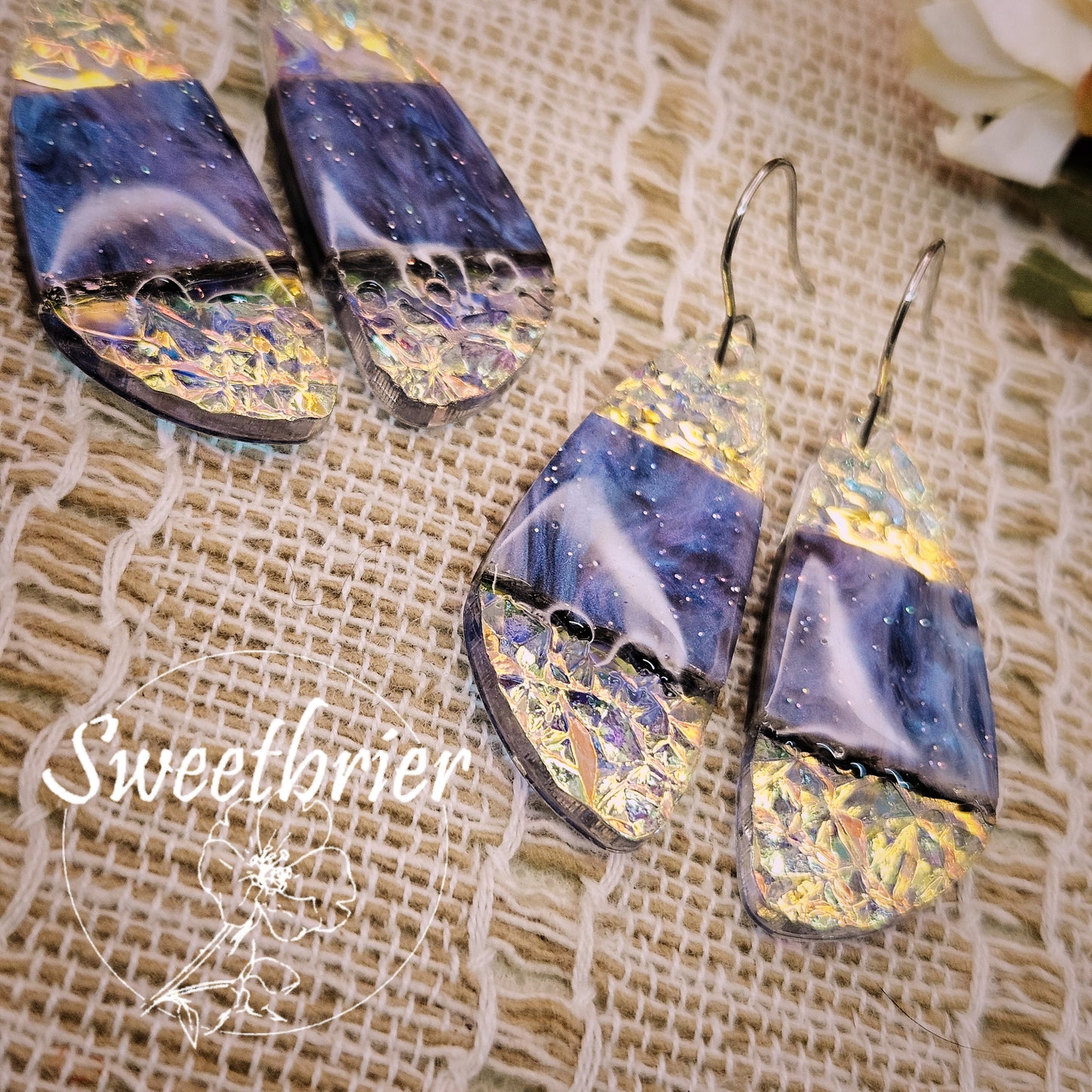 Midnight Frost Earrings