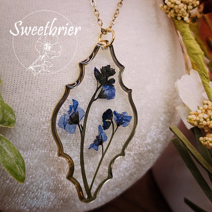Forget-Me-Not Moroccan Necklace
