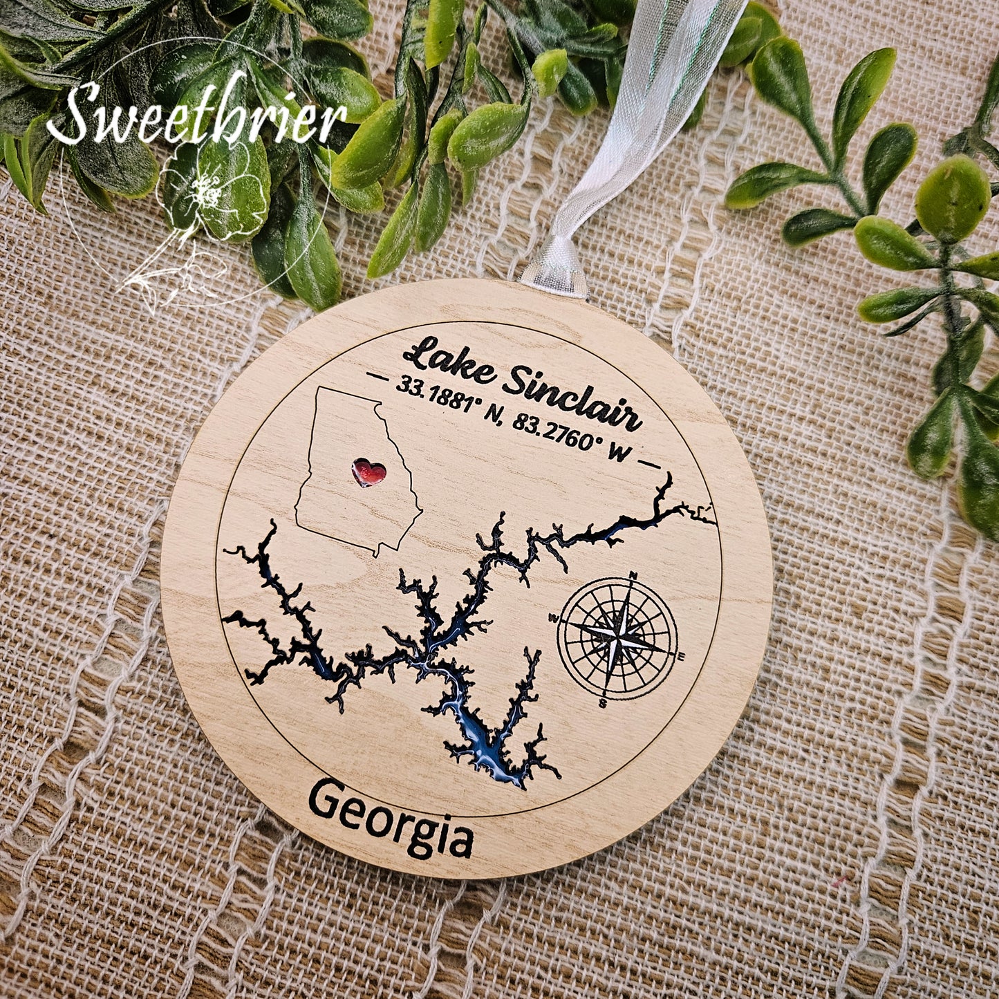 Lake Sinclair, GA Ornament
