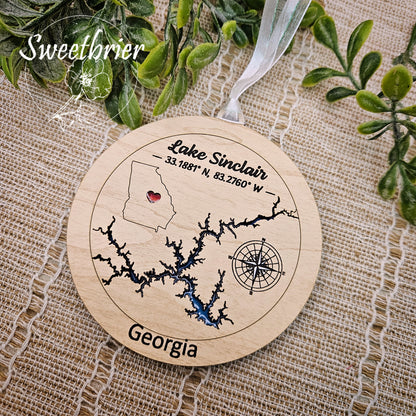 Lake Sinclair, GA Ornament