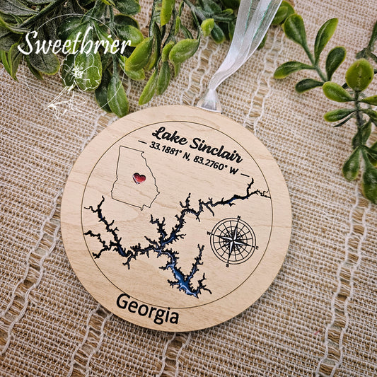 Lake Sinclair, GA Ornament