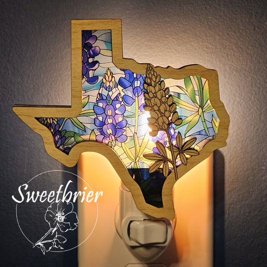 Texas Bluebonnet Nightlight
