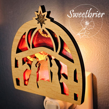 Nativity Star Nightlight