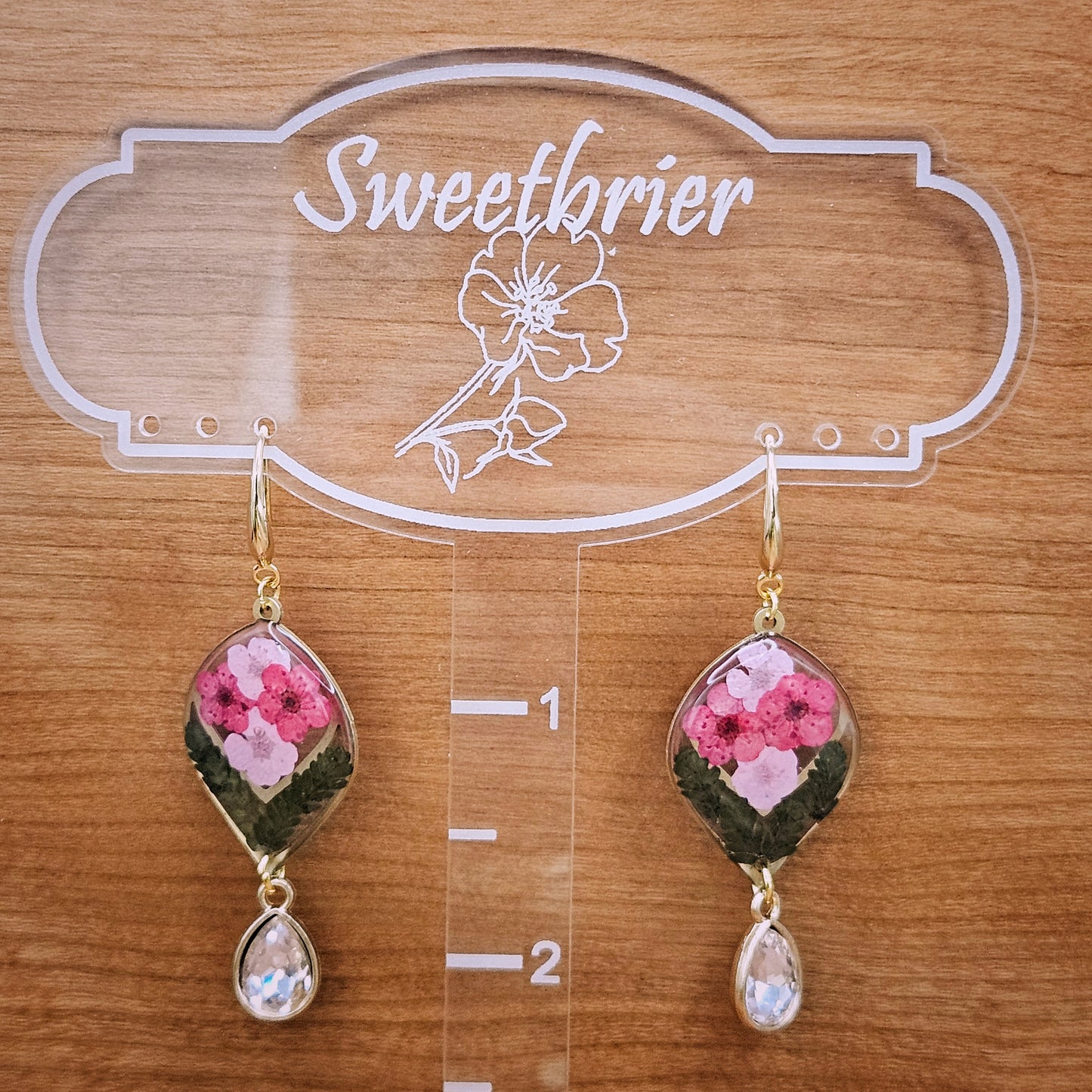 Blushing Garden Drop Earrings